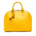 Miniatyrbillede 1 af 8: Pre-owned Louis Vuitton Epi Alma PM Yellow