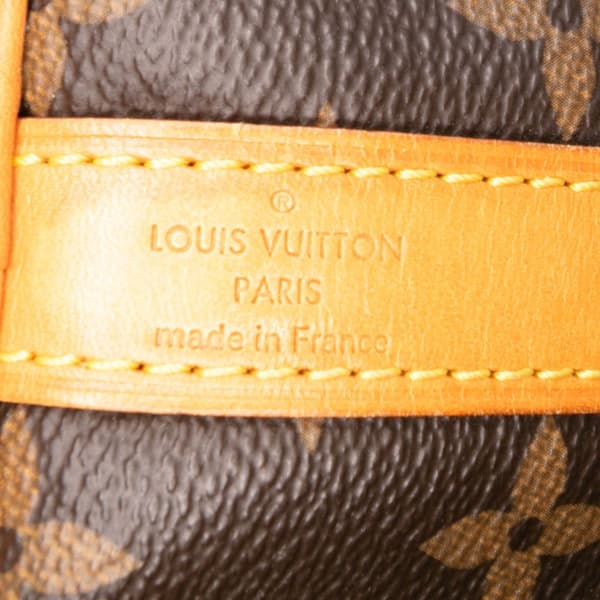Pre-owned Louis Vuitton Monogram Speedy Bandouliere 30 Brown