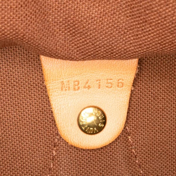 Pre-owned Louis Vuitton Monogram Speedy Bandouliere 30 Brown