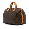 Miniatyrbild 2 av 10: Pre-owned Louis Vuitton Monogram Speedy Bandouliere 30 Brown