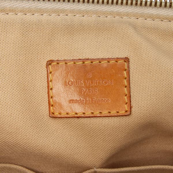 Pre-owned Louis Vuitton Damier Azur Siracusa GM White