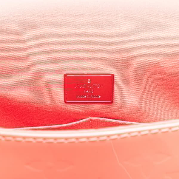 Pre-owned Louis Vuitton Monogram Vernis Pasadena Pink