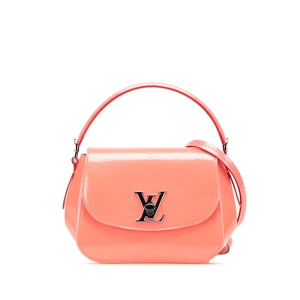 Pre-owned Louis Vuitton Monogram Vernis Pasadena Pink