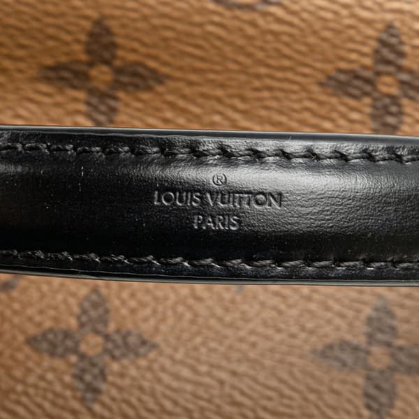 Pre-owned Louis Vuitton Monogram Reverse Vanity PM Brown