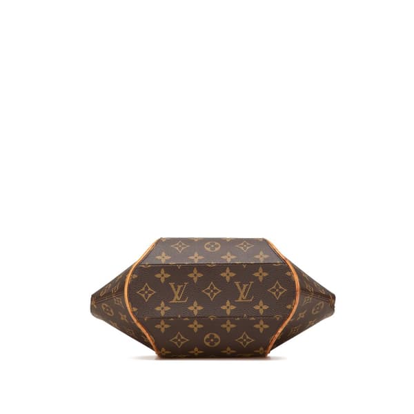 Pre-owned Louis Vuitton Monogram Ellipse PM Brown