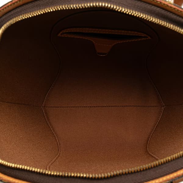Pre-owned Louis Vuitton Monogram Ellipse PM Brown