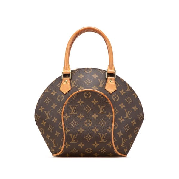 Pre-owned Louis Vuitton Monogram Ellipse PM Brown