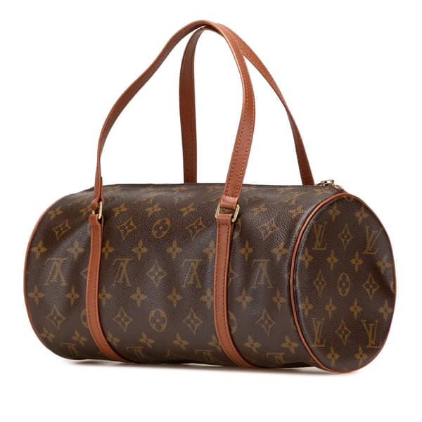 Pre-owned Louis Vuitton Monogram Papillon 30 Brown