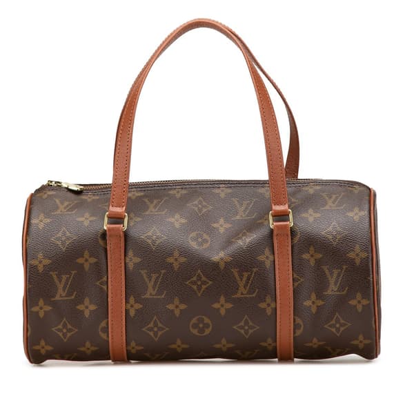 Pre-owned Louis Vuitton Monogram Papillon 30 Brown