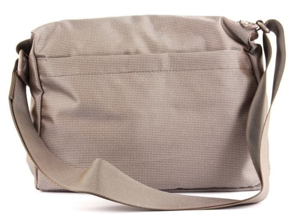 Axelväska - MANDARINA DUCK - MD20 Crossover Zip M - Beige - 29x25x10 cm - Dragkedja