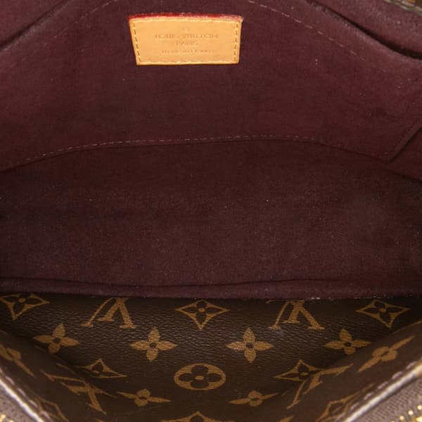 Pre-owned Louis Vuitton Monogram Montaigne BB Brown