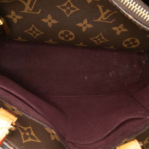 Pre-owned Louis Vuitton Monogram Montaigne BB Brown