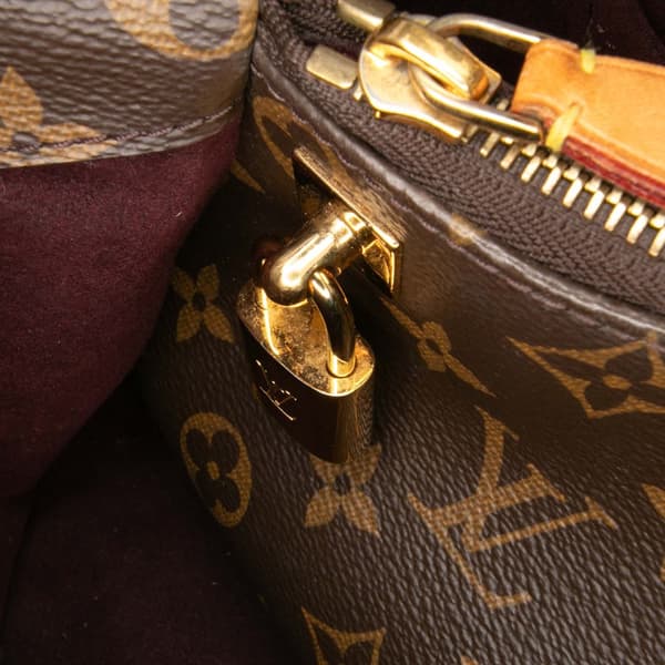 Pre-owned Louis Vuitton Monogram Montaigne BB Brown