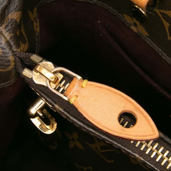 Pre-owned Louis Vuitton Monogram Montaigne BB Brown