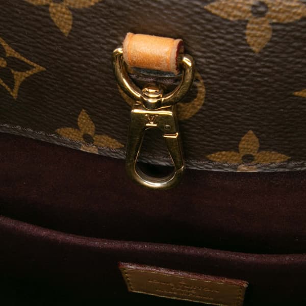 Pre-owned Louis Vuitton Monogram Montaigne BB Brown