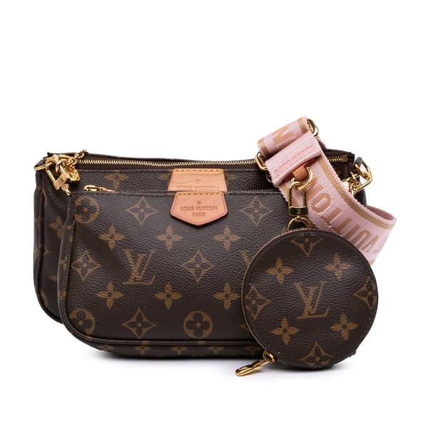 Pre-owned Louis Vuitton Monogram Multi Pochette Accessoires Brown