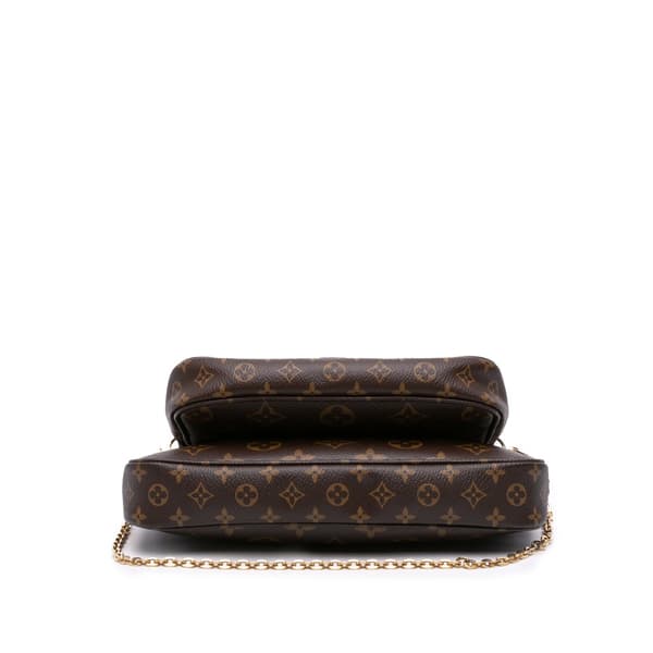 Pre-owned Louis Vuitton Monogram Multi Pochette Accessoires Brown