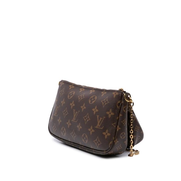 Pre-owned Louis Vuitton Monogram Multi Pochette Accessoires Brown