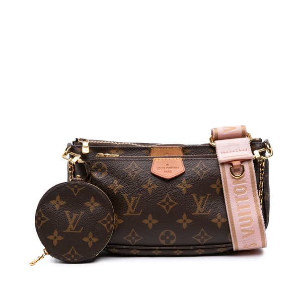 Pre-owned Louis Vuitton Monogram Multi Pochette Accessoires Brown