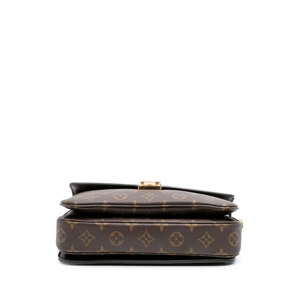 Pre-owned Louis Vuitton Monogram Pochette Metis Brown