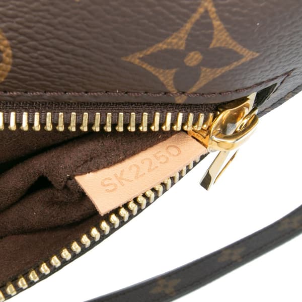 Pre-owned Louis Vuitton Monogram Pochette Metis Brown