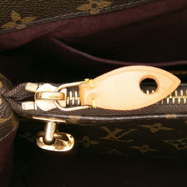 Pre-owned Louis Vuitton Monogram Montaigne BB Brown