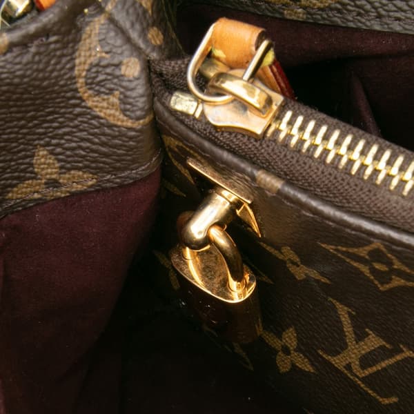 Pre-owned Louis Vuitton Monogram Montaigne BB Brown
