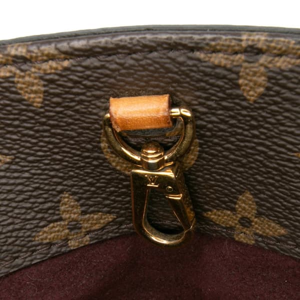 Pre-owned Louis Vuitton Monogram Montaigne BB Brown