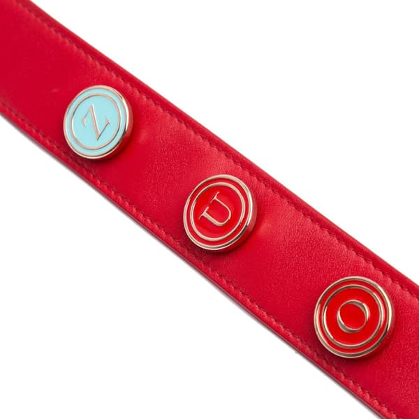 Pre-owned Dior Small Lambskin Cannage My ABCDior Lady Dior Red