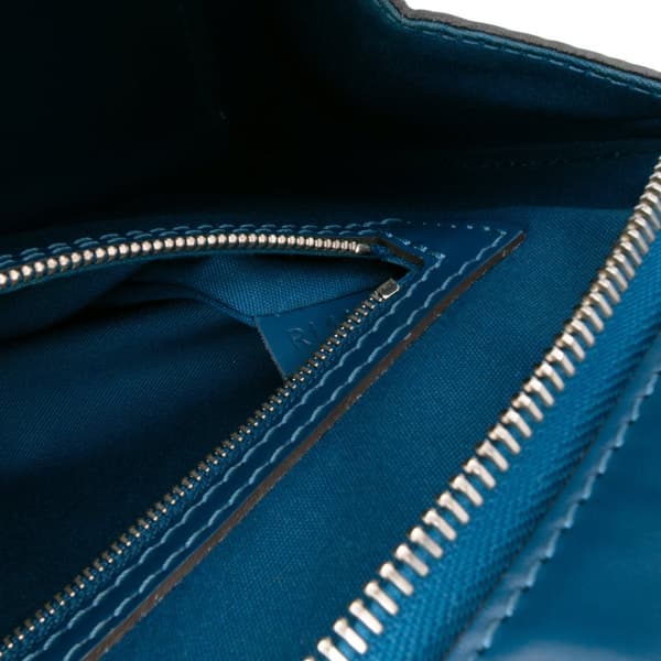 Pre-owned Louis Vuitton Epi Brea MM Blue