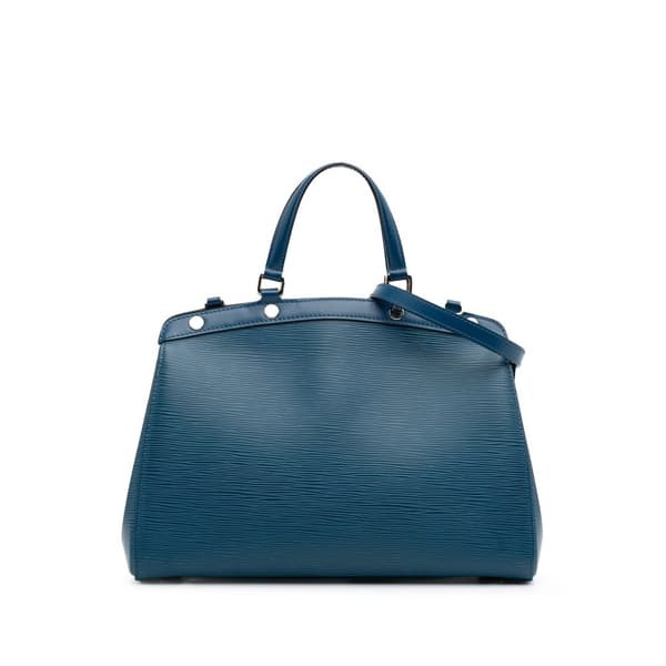 Pre-owned Louis Vuitton Epi Brea MM Blue