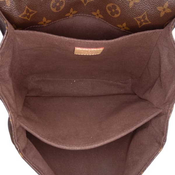 Pre-owned Louis Vuitton Monogram Pochette Metis Brown