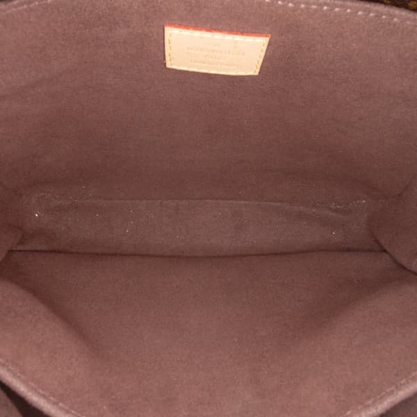 Pre-owned Louis Vuitton Monogram Pochette Metis Brown