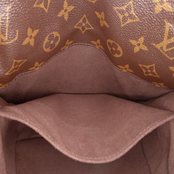 Pre-owned Louis Vuitton Monogram Pochette Metis Brown