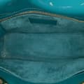 Miniatyrbild 4 av 8: Pre-owned Dior Small Patent Cannage Lady Dior Blue
