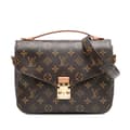 Miniatyrbild 1 av 9: Pre-owned Louis Vuitton Monogram Pochette Metis Brown