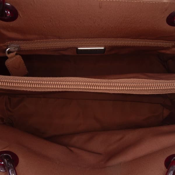 Pre-owned Prada Tessuto Mare Handbag Brown