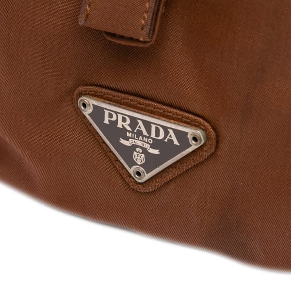 Pre-owned Prada Tessuto Mare Handbag Brown