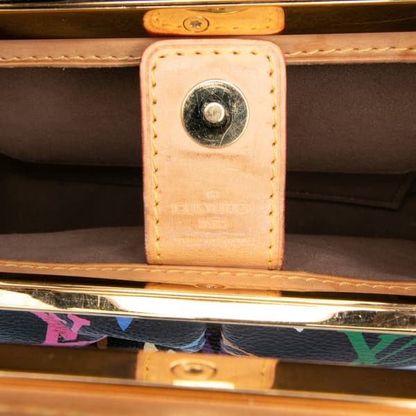 Pre-owned Louis Vuitton Monogram Multicolore Judy PM Black