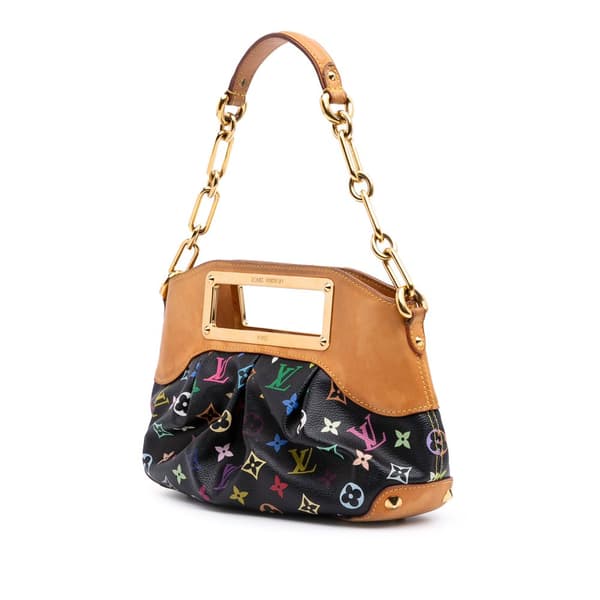 Pre-owned Louis Vuitton Monogram Multicolore Judy PM Black