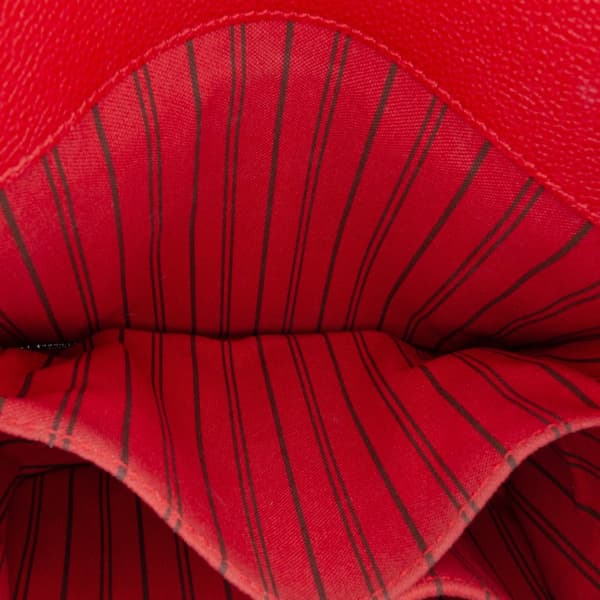 Pre-owned Louis Vuitton Monogram Empreinte Pochette Metis Red