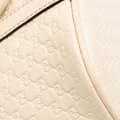Miniatyrbild 9 av 10: Pre-owned Gucci Mini Microguccissima Dome Satchel White