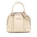 Miniatyrbild 1 av 10: Pre-owned Gucci Mini Microguccissima Dome Satchel White