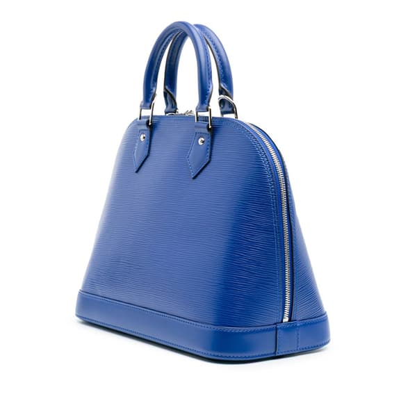 Pre-owned Louis Vuitton Epi Alma PM Blue