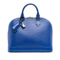 Miniatyrbild 1 av 8: Pre-owned Louis Vuitton Epi Alma PM Blue