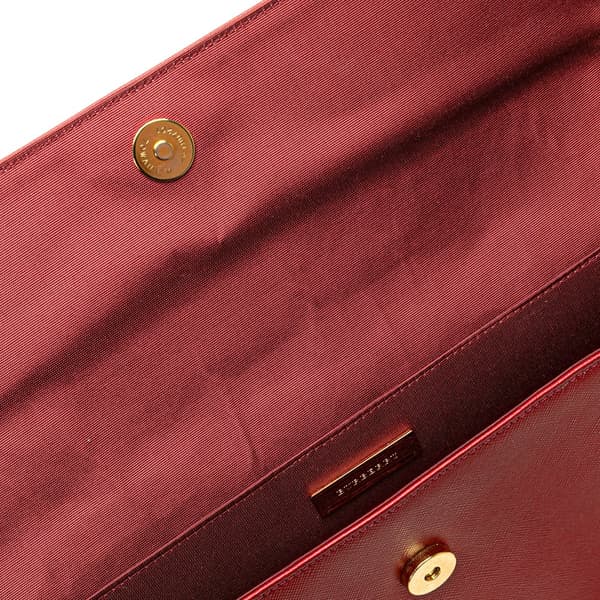 Pre-owned Burberry Leather Handbag Red