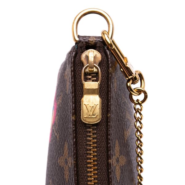 Pre-owned Louis Vuitton Monogram Vivienne Venice Mini Pochette Accessoires Brown