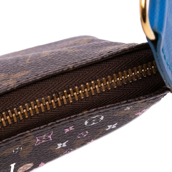 Pre-owned Louis Vuitton Monogram Vivienne Venice Mini Pochette Accessoires Brown