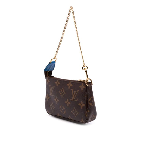 Pre-owned Louis Vuitton Monogram Vivienne Venice Mini Pochette Accessoires Brown