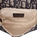 Miniatyrbillede 4 af 10: Pre-owned Dior Mini Oblique Canvas Saddle Bag Blue